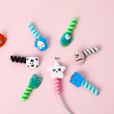 1 Pièce Câble Ours pour Protecteurs USB Organisateur Dessin Animé Animal Cordon de Données de Charge