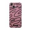Ins Corea Estetica Graffiti Linee Flim Cassa Del Telefono Per Il Iphone 14 13 12 11 Pro Max Cute Cartoon Bunny Antiurto Hard Cover Funda