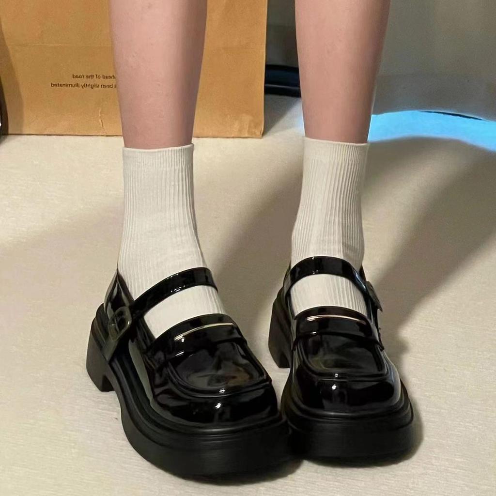 College style Japanese jk uniform student small leather shoes women's summer 2025 new retro versatile platform Mary Jane