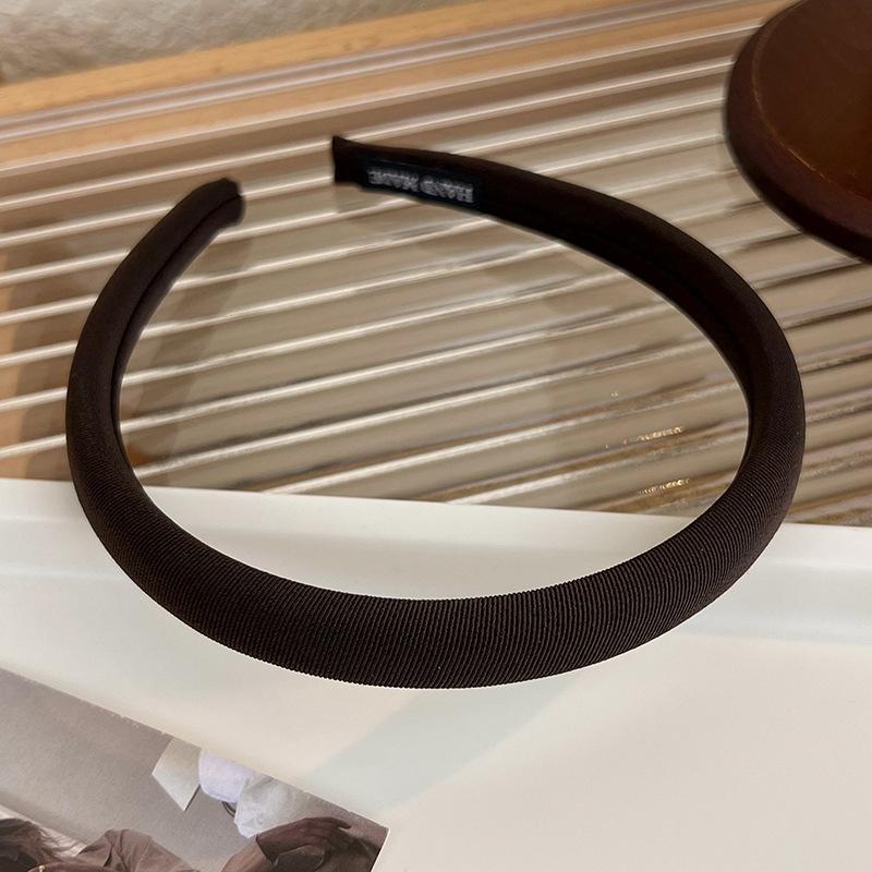 

Новые однотонные повязки на голову Ретро Элегантные Твиловые Тонкие Обручи для волос для Женщин Девушек Повязка для волос для умывания лица Модные аксессуары для волос