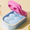 Ice Hockey Mold Reusable Spherical Ice Block Maker Easy Release Ice Tray