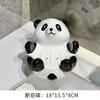 Automatic draining creative panda soap box soap box storage rack household ceramic soap dish holder bathroom accessories