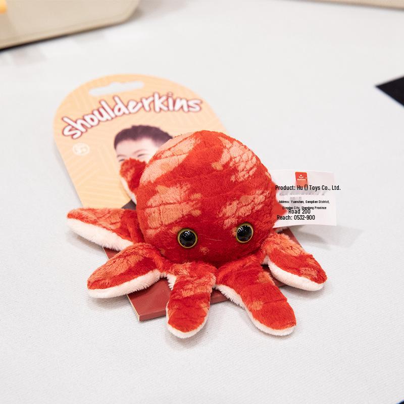 Magnetic Plush Shoulder Doll: Zoo & Oceanarium Souvenir for Kids