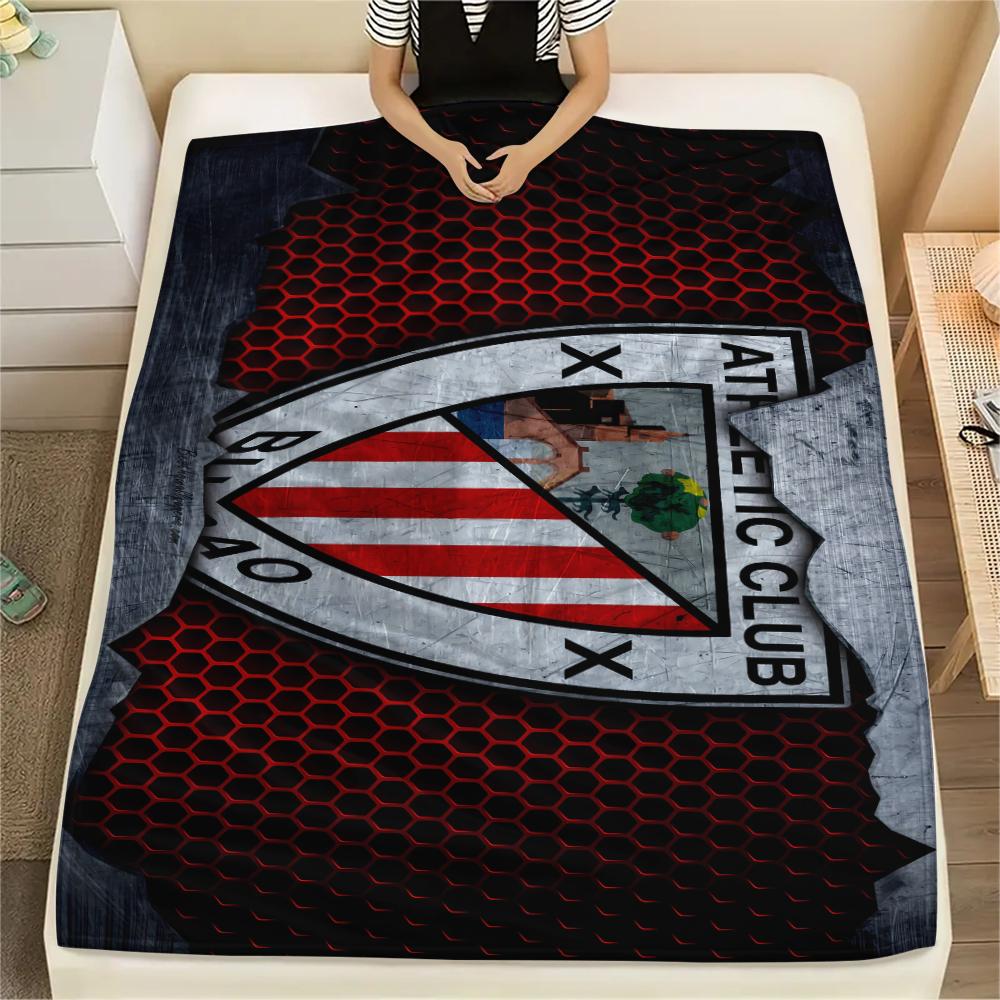 FootBall Club LOGO Print Flannel Blanket,High quality Comfortable for All Seasons,Home Decor,Warmth and Comfort,Perfect for Christmas Gifts