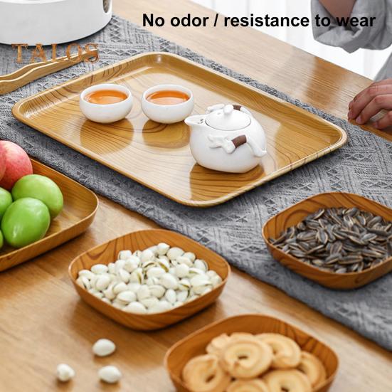 4/8Pcs Spit Bone Dish Large Capacity Storage Rounded Edges Reliable Cake Fruit Dessert Tableware Tray Restaurant Accessories