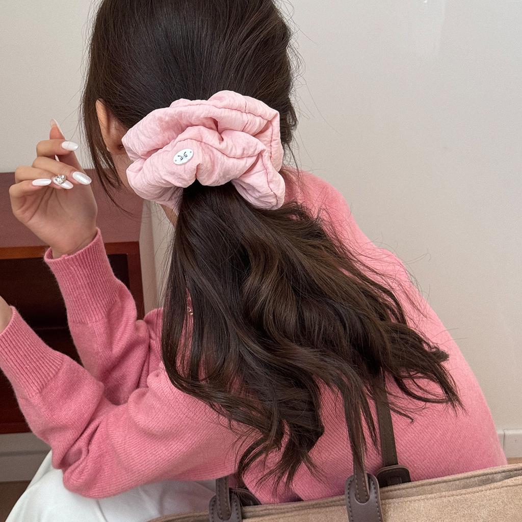 Large Big Hair Bands for Girls Women Elastic Accessories Scrunchie Ties Korean Rubber Sweets Leading Fashion Popular  New In