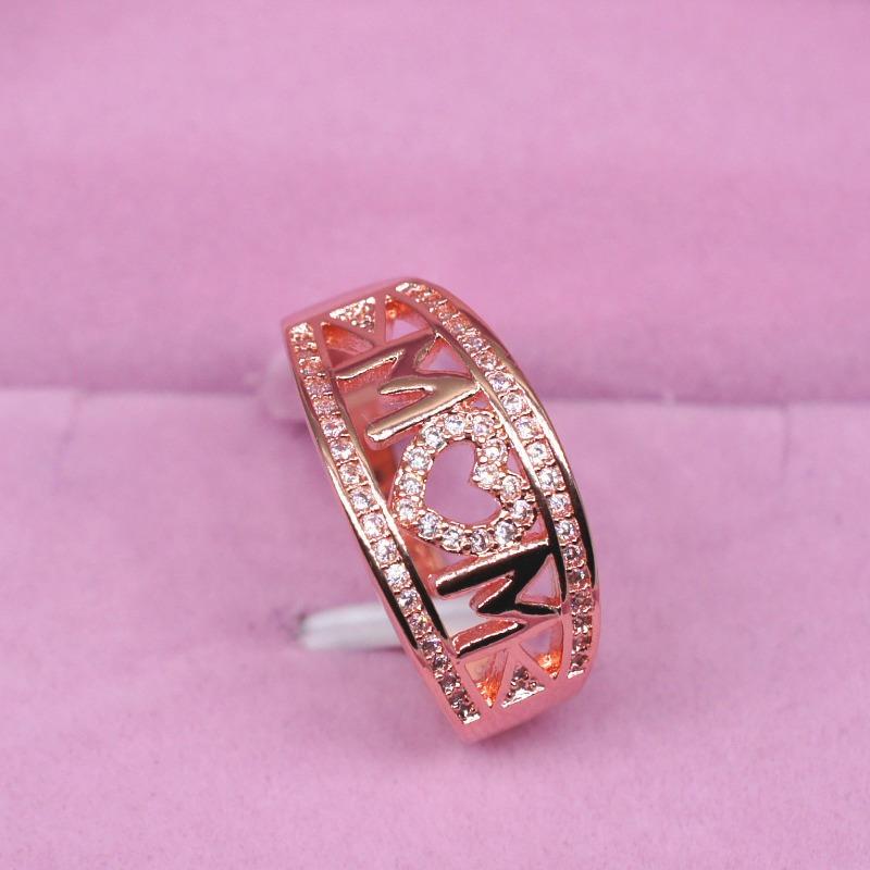 1Pc Fashion Ring, with Synthetic Zircon Ring, Dazzling, Fashionable and Unique