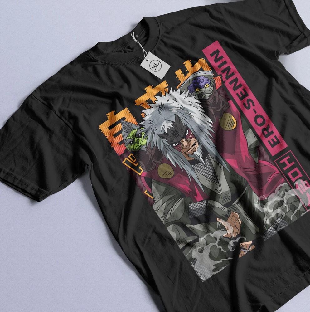 Jiraija sennin Naruto anime t shirt, manga fan gift otaku lot