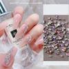50Pcs Flatback Nail Rhinestones Mini Diamond Nail Charms 3D Crystal Gems Jewelry DIY Manicure Nail Decoration Part