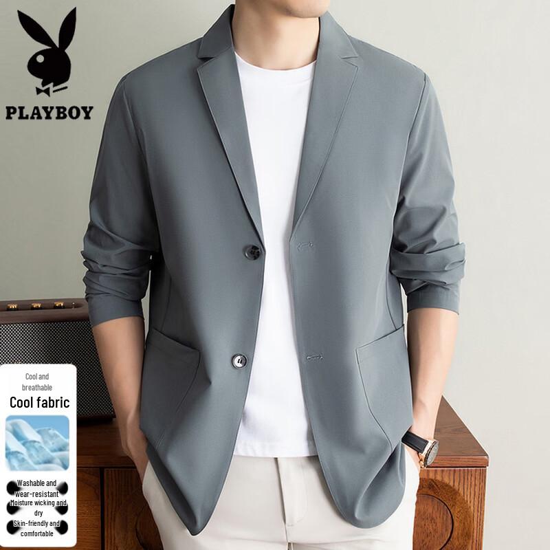 PLAYBOY Men s Lightweight Ice Silk Sun Protection Suit Jacket 2XL