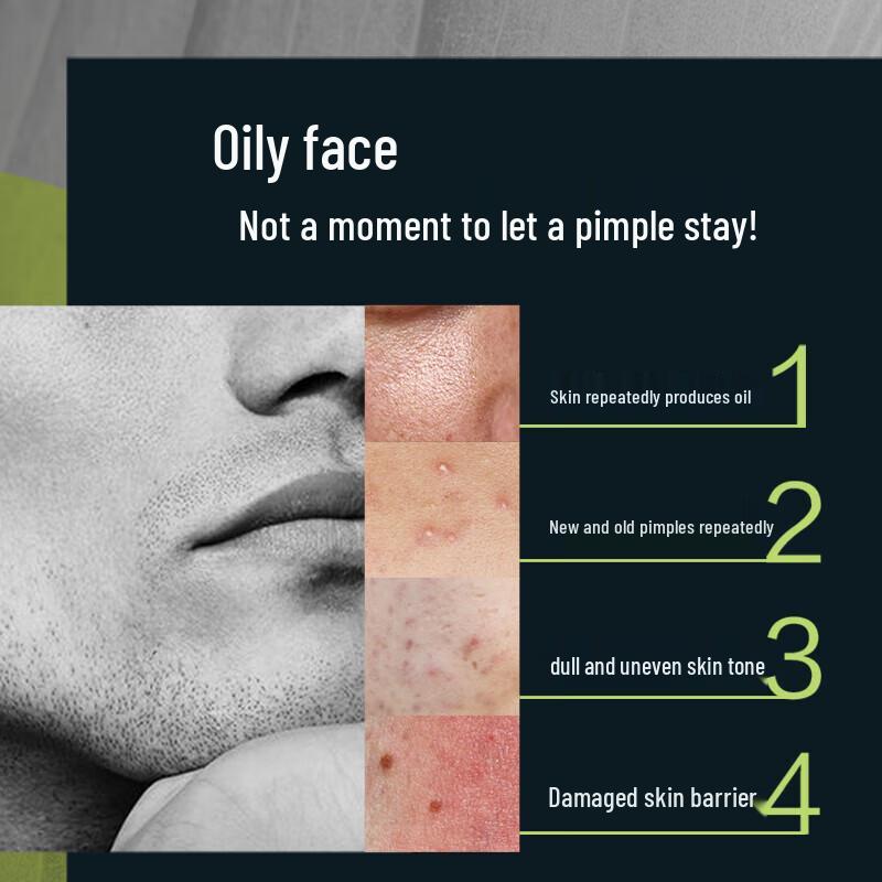 Mentholatum Herren Ölkontrolle Anti-Akne Gesichtsreiniger