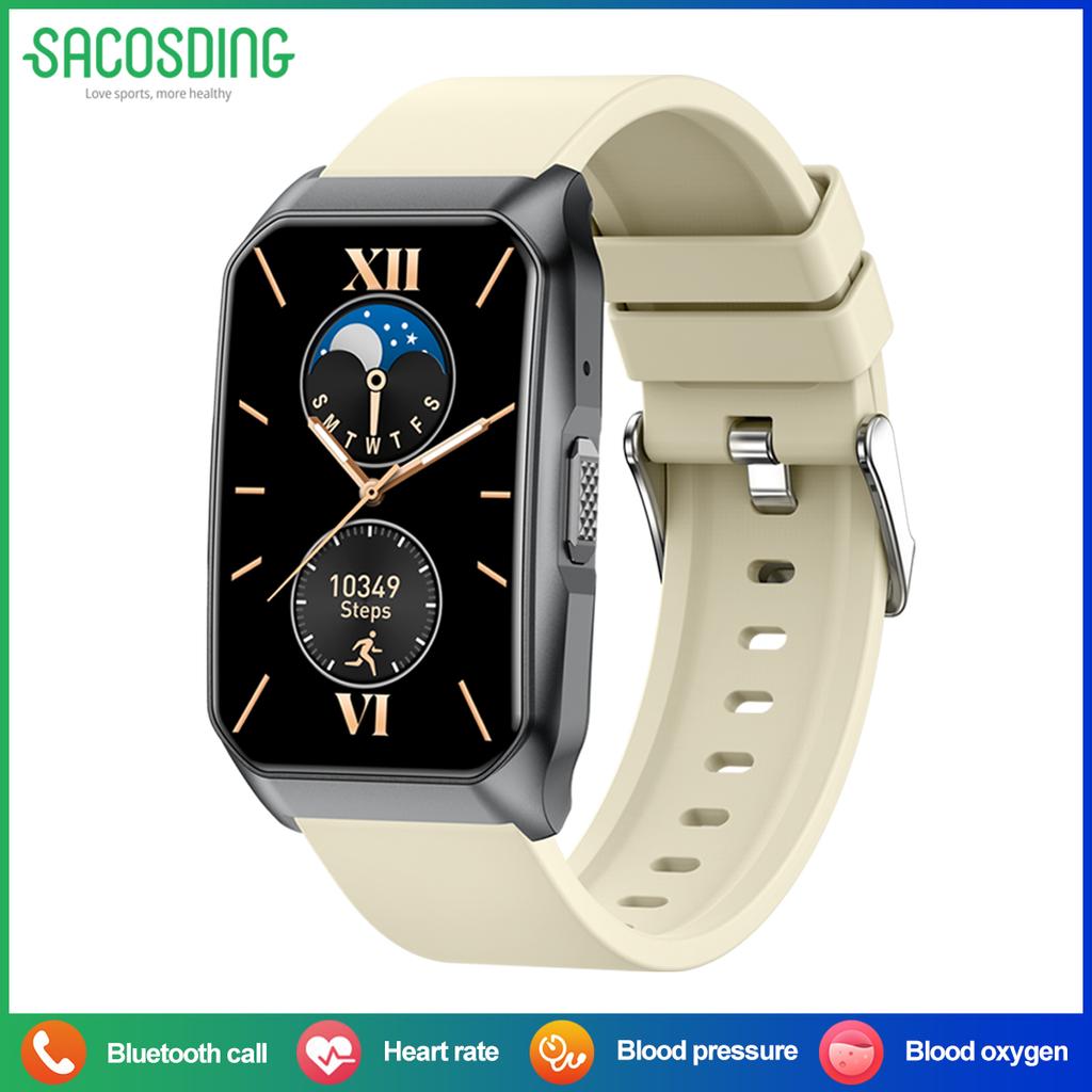 SACOSDING New Smart Watch Heart Rate Health Monitoring Sports Watch Bluetooth Call Waterproof Smartwatch For Android IOS