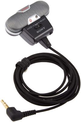 Sony Kondenzátorový mikrofon pro snímání s přepínačem režimu stereo/hudba VOICE/MUSIC ECM-719