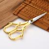 Retro Small Scissors Stainless Steel Square Handle Scissors Household Embroidery Thread Cutting Window Grilles Gift Handmade