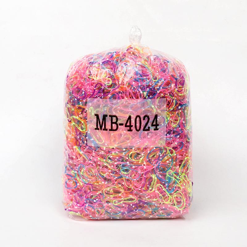 Elastici Colorati ad Alta Elasticità Piccoli per Bambini - Elastici di Gomma Usa e Getta in Confezione Bulk