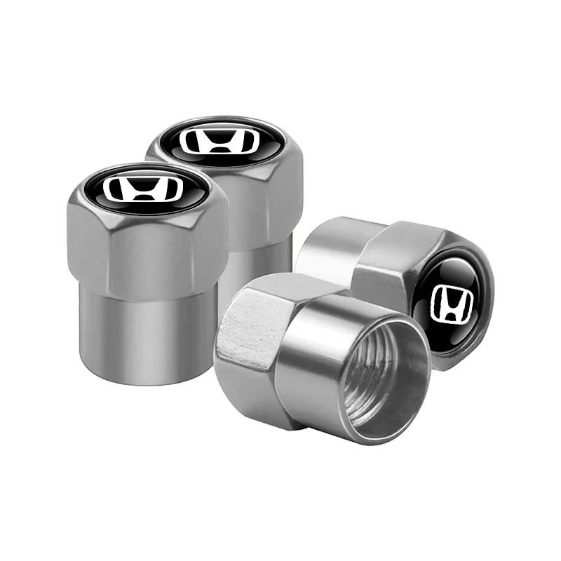 

Car Wheel Tire Valves Tyre Air Caps Case Car Sticker For Honda Civic Odyssey HR-V City Accord Jazz Car Accessories