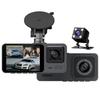 2/3 Channel Dashcam Video Recorder 2'' IPS Screen Wide Angle Camera