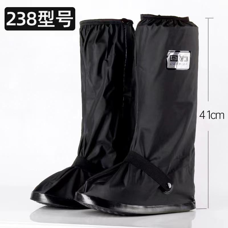 Rain Shoe Cover Tall Tube Thickened Waterproof, Non-slip and Rain-proof Shoe Cover Travel Cycling Anti-dirty Rain Boot Cover