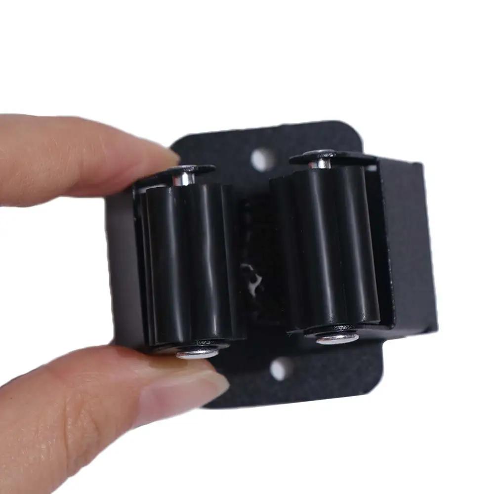 4Pcs Wall Mounted Mop Broom Holder with Screws Waterproof Mop Storage Clips Rack Reusable Hanging Brush Broom Hanger