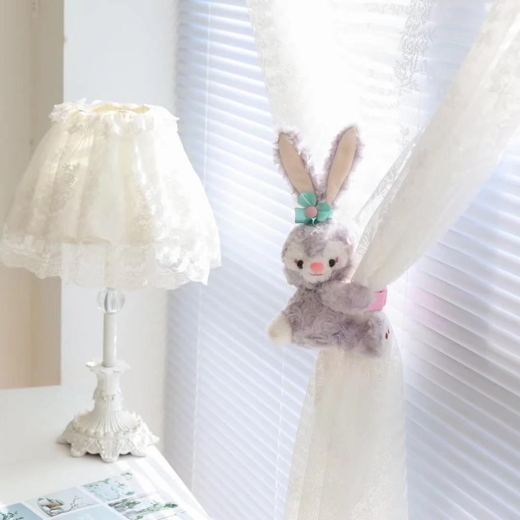Bear Adorable Rabbit Plushie Curtain Hook Girl Bedroom Doll Decoration