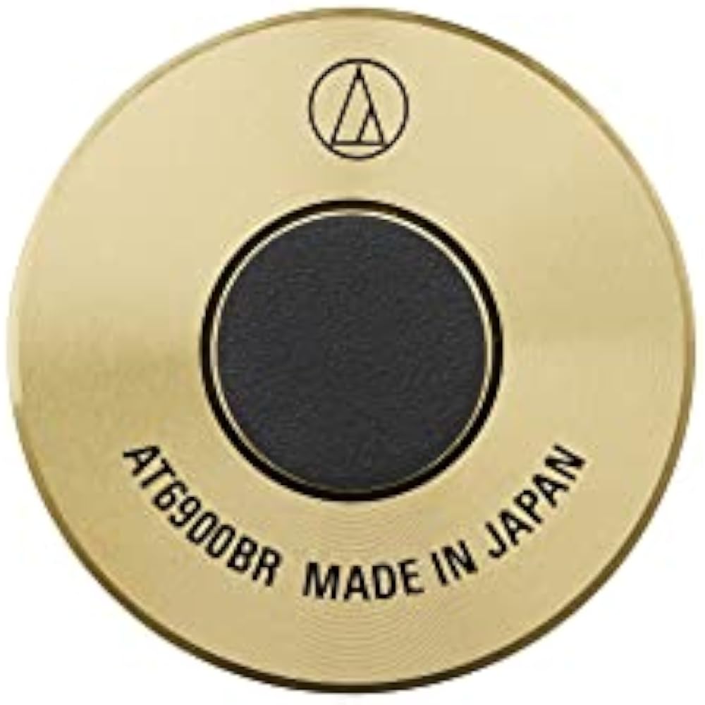 Audio-Technica AT6900BR Hybrid Insulator Speaker Spike Insulator 3 Layer Construction 6 Pcs 1 Pai...