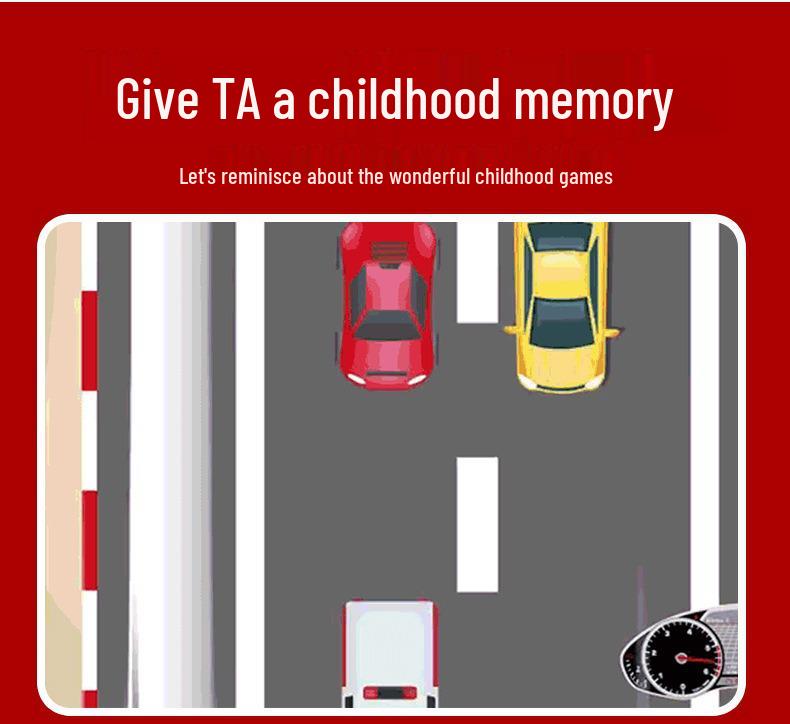 Kids' Racing Adventure Handheld Electric Game Console - Simulated Driving Toy for Boys and Girls