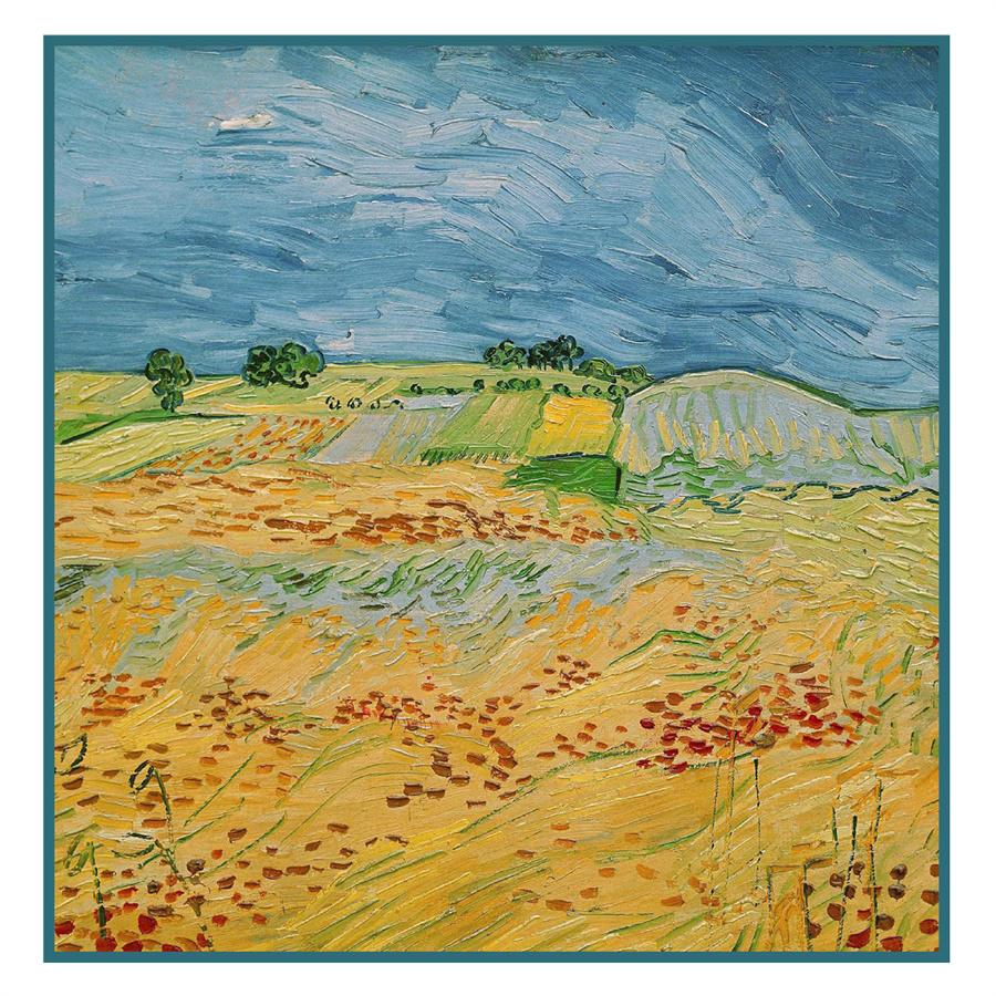 Silk Scarf Women Paintings Series Square Scarves Head Echarpes Silk Foulards Femme Wraps Beach Shawls Bandana Lady Hijabs 90CM