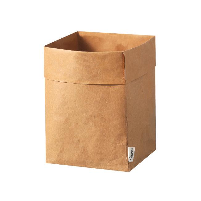 

Nordic Washable Cowhide Paper Storage Bag for Kitchen Vegetables and Fruits S (10x10x15cm)