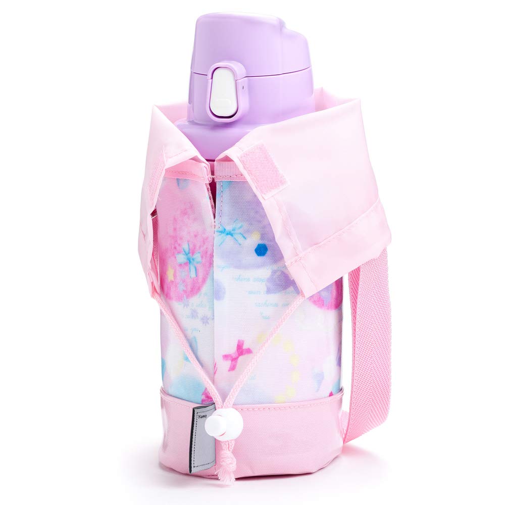 COLORFUL CANDY STYLE Water Bottle Cover for Girls and Case Shoulder Small Fluffy and Cute Candy Pop N7315400 Kids, Holder, Strap, Size, Design,