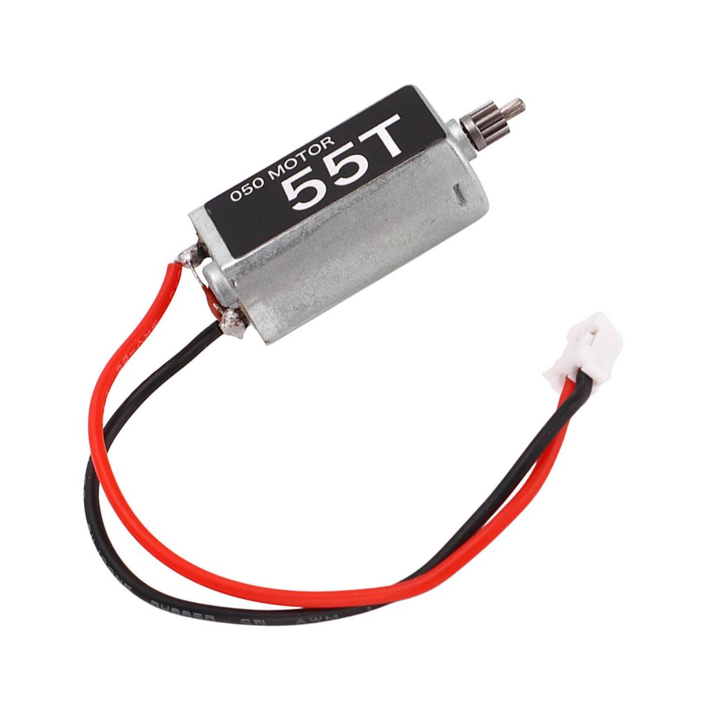 RC Bushed Motor High Torque 050 55T Motor with 11T Pinion Gear for AXIAL SCX24 1/24 RC Crawler Car