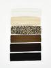 4/5/6/7pcs Unisex Simple Basic Solid Color Leopard Print Face Wash Cycling Running Sports Yoga Leisure Sweat-Absorbing Headband