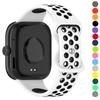 Official Silicone Strap For Redmi Watch 4 5 Band Accessories Replacement Breathable Bracelet Wristband Xiaomi Band 8 9 Pro Belt