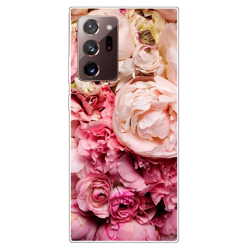 Soft Cover For Samsung Note 20 Ultra Case S20 FE TPU Print Cat Silicone Cases for Samsung Galaxy Note20 M52 5G Funda Coque Clear