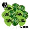 Military Camouflage Balloon Set Metal Latex Balloon Children's Birthday Camouflage Party Background Decoration Photo Taking