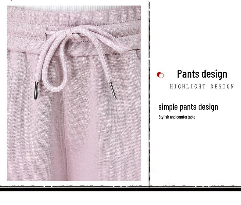 Set Sportiv Șic și Tineresc pentru Femei de Vârstă Mijlocie - Cardigan cu Gât Rotund și Hanorac Două Piese pentru Primăvară și Toamnă