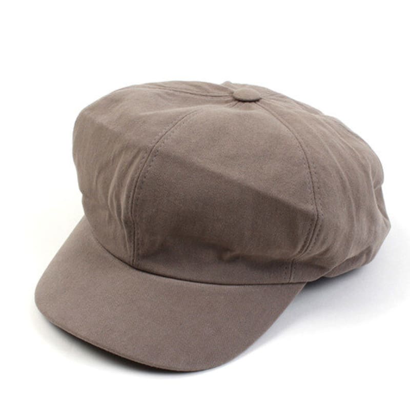 Universal chemistry Khaki Low Washing Newsboy Cap