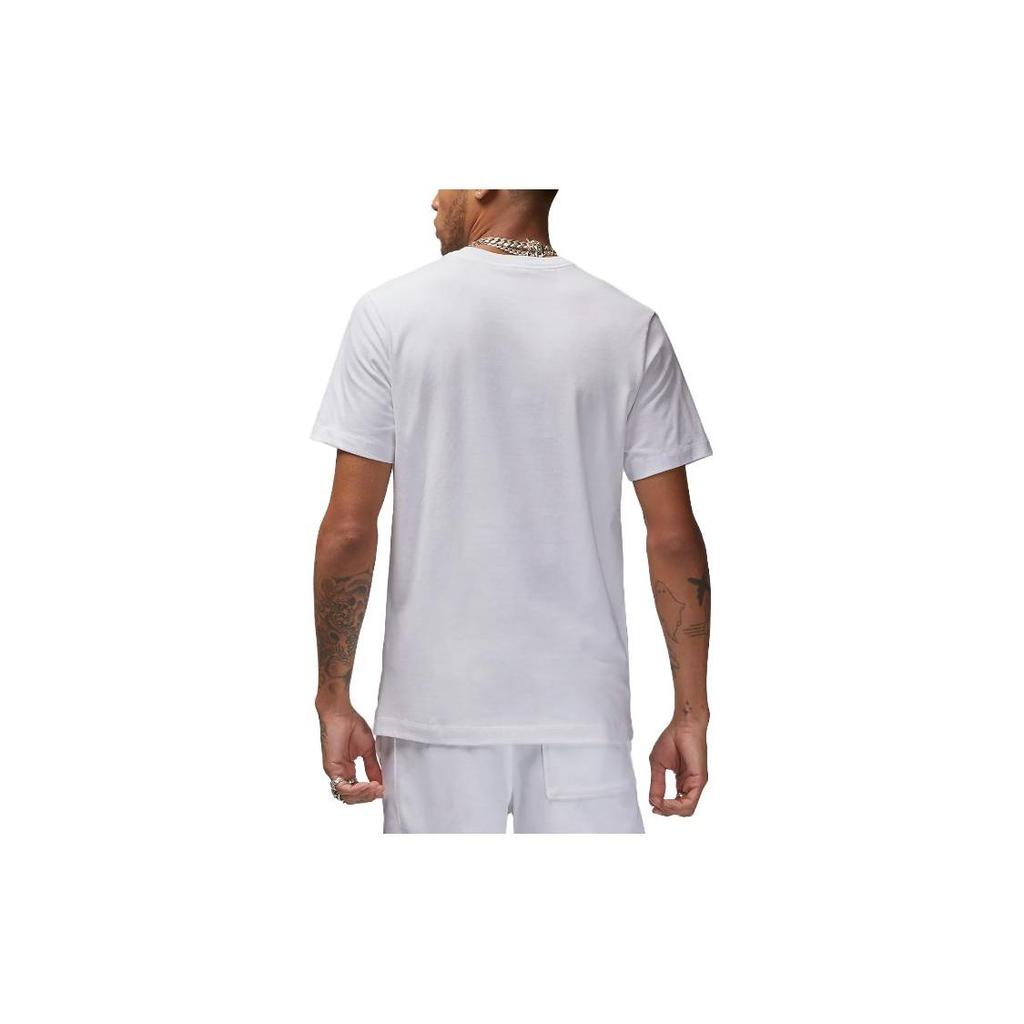 Jordan Flight MVP S/S T-shirt White/Red/Black Men Streetwear DV8436-100