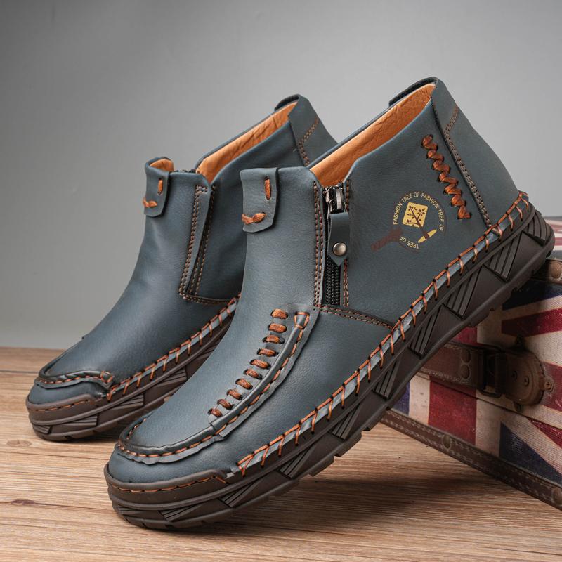 Мужская повседневная обувь средней высоты Мужская обувь большого размера для активного — фото 9