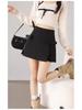 2025 Sweet Bow High-Waisted A-line Slimming Skirt-Pants for Long Legs