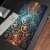 Mechanical Gear Circuit Extended Mouse Pad Non Slip Rubber Desk Mat For Gaming Laptop Keyboard Home And Office Work Table