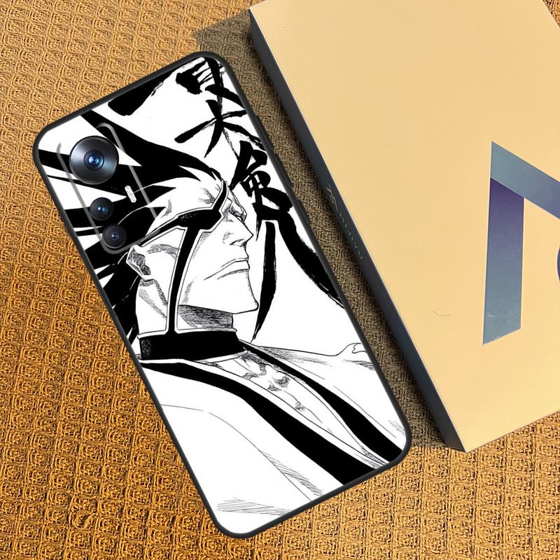 Black White Anime Bleach Case For Xiaomi 12T 11T Pro 13 11 12 Lite POCO F5 X5 Pro X3 Pro F3 M5 POCO F5 X4 F4 GT Cover