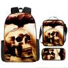 Skull Schoolbag for Primary School Students, Kindergarten New Schoolbag for Boys and Girls, Grades 2345 and 6