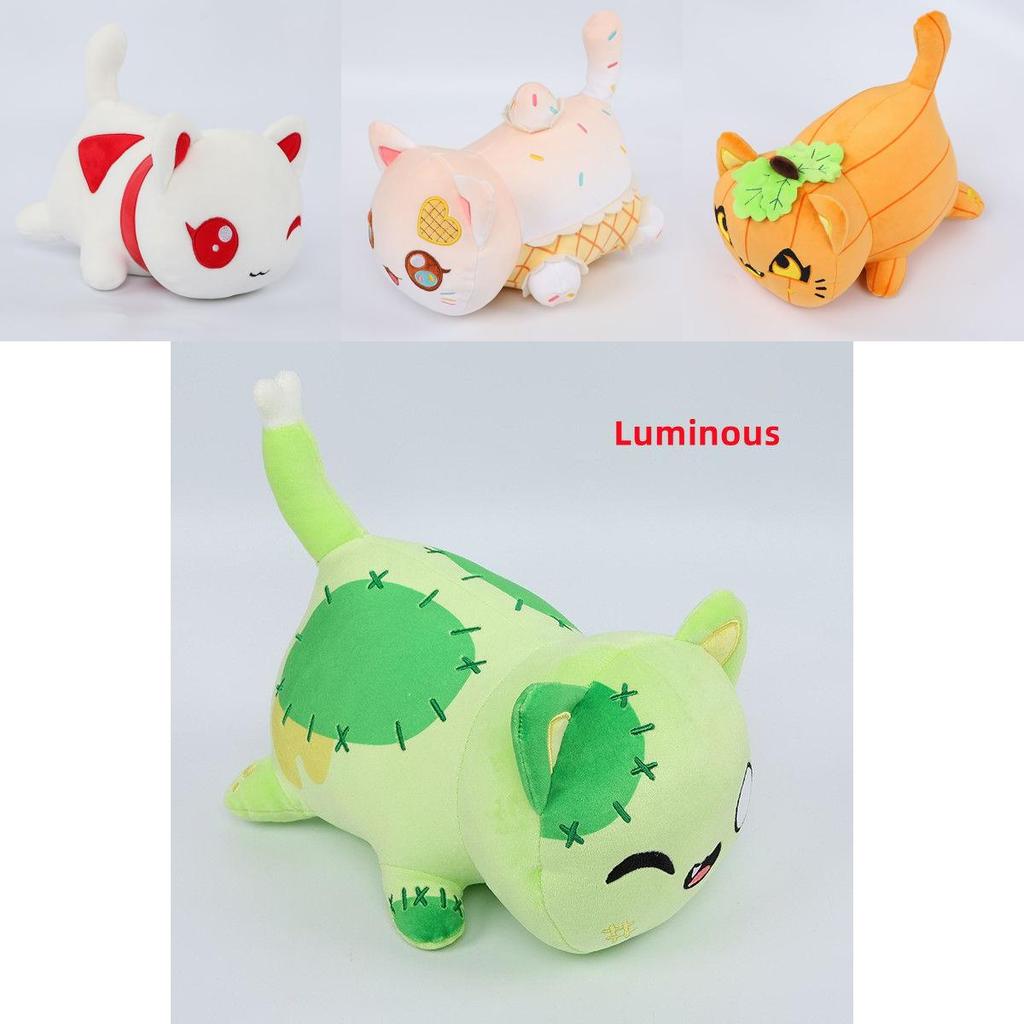 Cute Aphmau Cat Plush Toy Soft And Luminous Stuffed Pillow For Fans Collectors And Kids