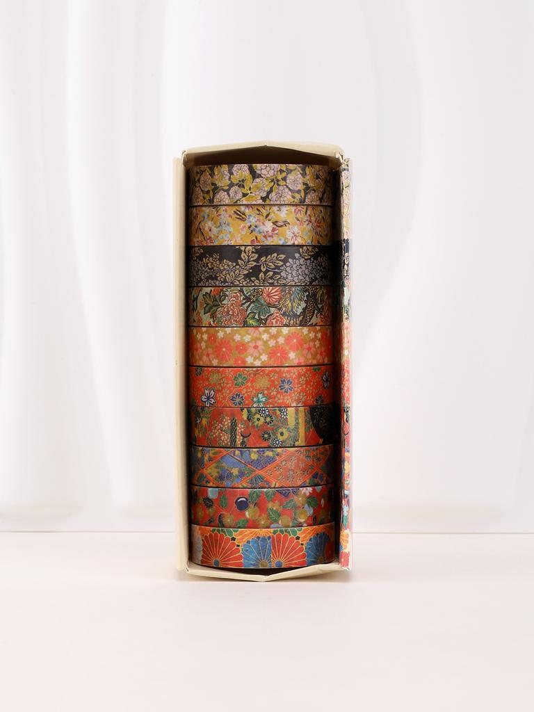 10rolls/box Vintage floral washi tape Exquisite scrapbooking supplies graduation gift for friends Stationery washi tape set