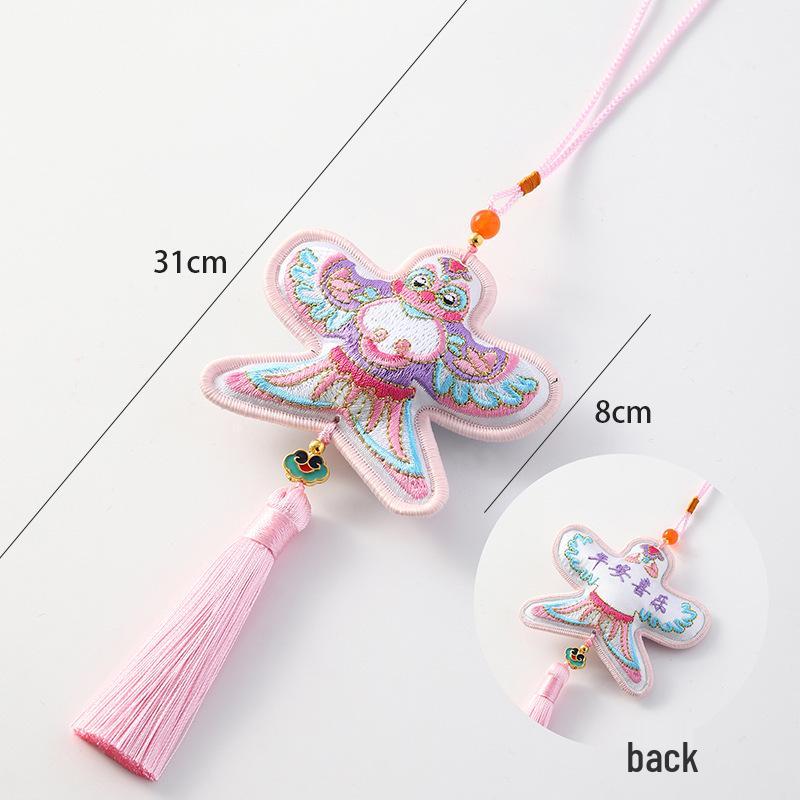 2026 Chinese New Year Metal Bell Pendant Wind Chime - Peace Blessing Ornament