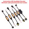 1/4PCS LED Car Headlight Bulbs Decoder No Error H4 H7 H11 9005 9006 Conversion Kit Load Resistor Warning Auto Lights Decoder