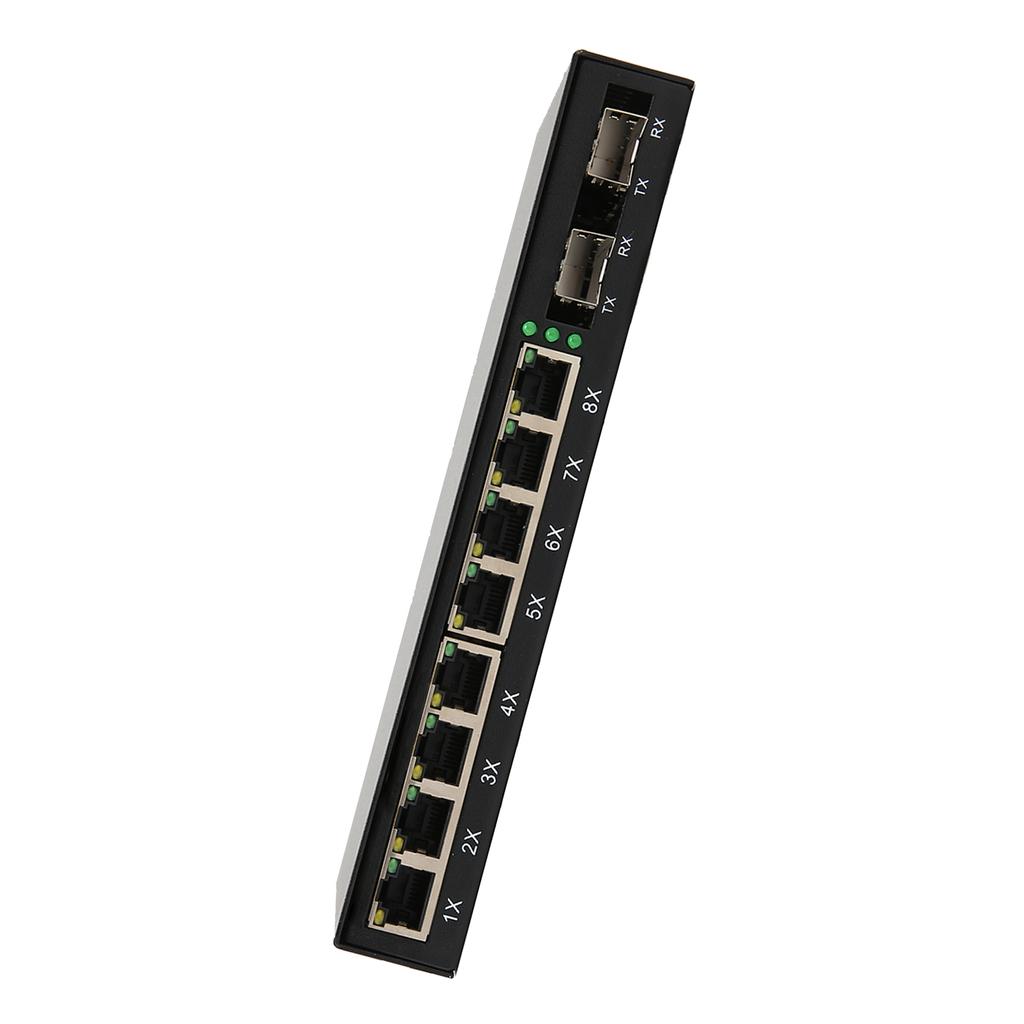 Gigabit Switch8 Port Ethernet Übertragung Adaptiv 101001000M Gigabit Optischer Konverter für