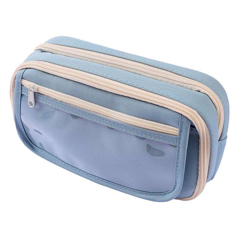 New Transparent Pencil Case, Nine-layer Panda Pencil Case, Large-capacity Stationery Case, High-value Pencil for Junior High School Students and Girls