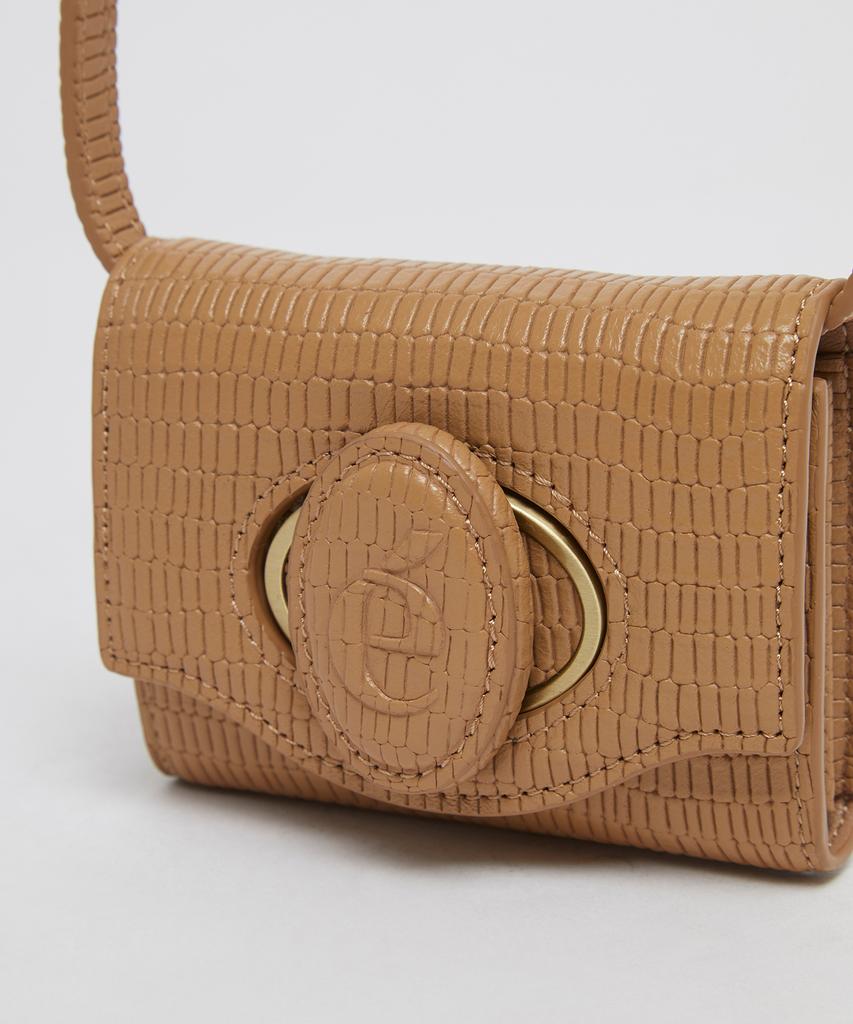 Archivepke Oval Card Bag(Lizard Beige)_Ovbrx24003Lib