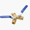 2025 Tuinslang Splitter, Slang Y Splitter met Afsluiter, Slang Splitter 2-weg Heavy Duty, Y-klep 3/4 Inch